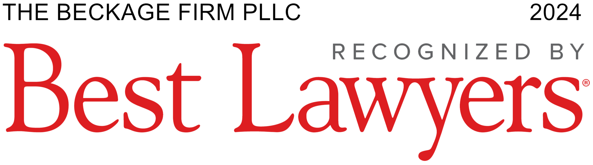 The Beckage Firm Recognized by Best Lawyers® 2024